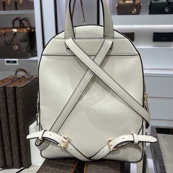 Michael Kors Jaycee Medium Pebbled Leather Backpack
Light Cream - Picture 10 of 16